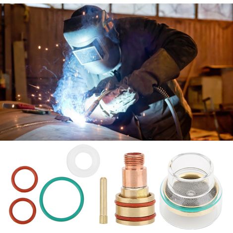 Kit de soudage TIG TFM53NCN, torche TIG, buse en verre, pince pour WP17/WP18/WP26 2,4 mm (1/5)