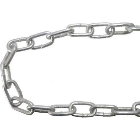 Faithfull Galvanised Chain Link 8mm x 10m Reel - Max. Load 450kg (1/4)