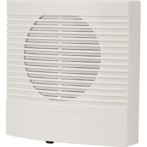 1 pcs Sonnette électronique filaire de porte carillon DC 12V 3 sonneries Accessoires de contrôle d'accès blanc en plastique Dingdong anneau pour système de contrôle d'accès de sécurité à domici (1/4)