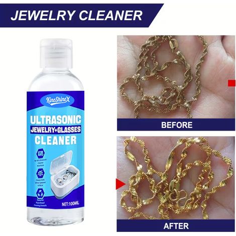 Der Ultraschall-Schmuckreiniger KineShineX eignet sich zur Reinigung von Gold-, Silber-, Diamant- und anderem Schmuck. (1/4)
