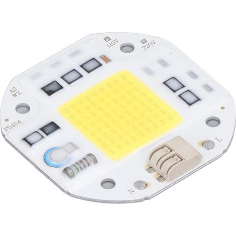 Puissance 100W COB LED chip haute luminosité, sans soudure ni driver, éclairage DIY 110V blanc froid (1/5)