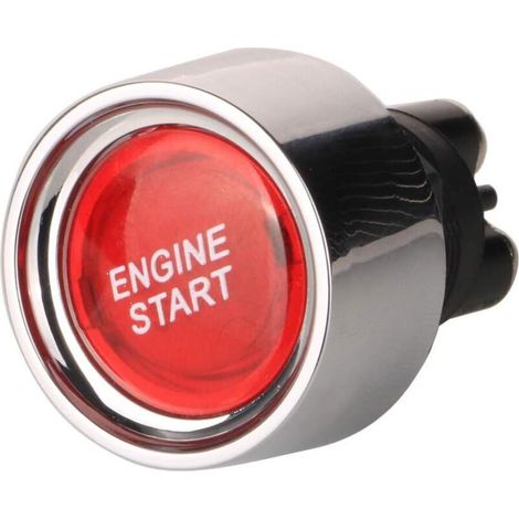 Interrupteur d'allumage à bouton-poussoir 12V-24V/50A (couleur aléatoire), interrupteur de démarrage moteur universel SPST, 3 broches (1/5)
