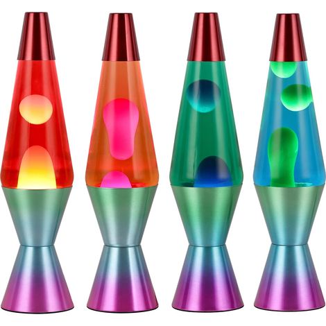 Vintage-Lavalampe in mehreren Farben, Retro-Dekor, stimmungsvolle Beleuchtung, ideal für Zuhause und Büro, 4 Designs