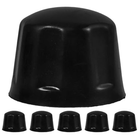 Cache-moyeu pour des Roulements en Caoutchouc Noir Étanche et Résistant, Lot de 6 Pièces pour ATV 110-250cc et Remorque Bateau (1/4)