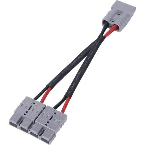 Adaptateur en Y 50A pour connecteurs Anderson avec câbles de 6 mm.