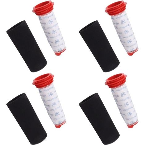 4 Pack Filtres en mousse et Filtres Microsans pour Bosch BCH6ZOOO et Bosch BBH625W60 Aspirateurs Sans Fil (1/5)