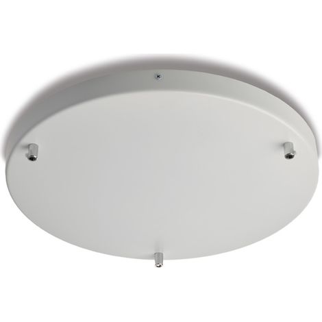 Rosone multicavo in ferro bianco diametro 40 con 3 fori H.3 - Ø40
