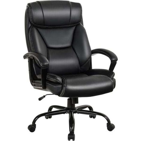 Rotary office armchair made of ecological leather (1/5)