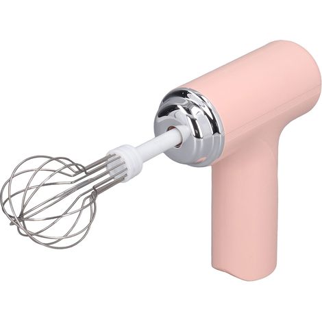 Kabelloser elektrischer Schneebesen, rosa Handmixer für cremige Salatdressings (1/5)