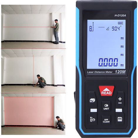 Télémètre laser numérique portable H D510a H D710a H D100/H D120A (H D120A 120 m) (1/5)