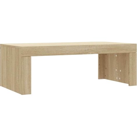 Maison Exclusive - Couchtisch Sonoma-Eiche 102x50x36 cm Holzwerks (1/5)
