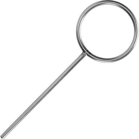 Robuster, korrosionsbeständiger Edelstahl-Laborstützring für Laborexperimente, 80 mm / 3,1 Zoll (1/5)