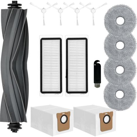 Accesorios de aspiradora compatibles con Xiaomi X20, Dreame L10s Ultra / L10s Pro Gen 2 / L10 Ultra / L10 Prime, Mijia Omni X10+, cepillo principal + filtros + bolsas + paño de limpieza (1/5)