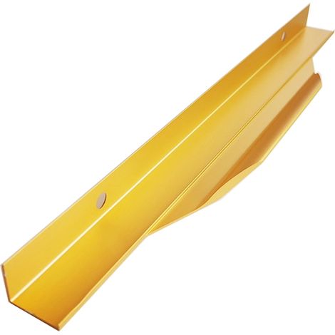 Poignées de tiroir dissimulées en alliage d'aluminium à longue poignée pour meubles de cuisine et de chambre, sans perçage, noir/or (1/5)