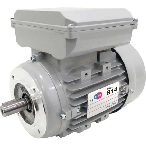 Moteur Électrique 220 V Double Condensateur MMD80G4B14 1,1 CV Moteur Monophasé 0,75 kW 1500 tr/min Bride B14 (1/5)