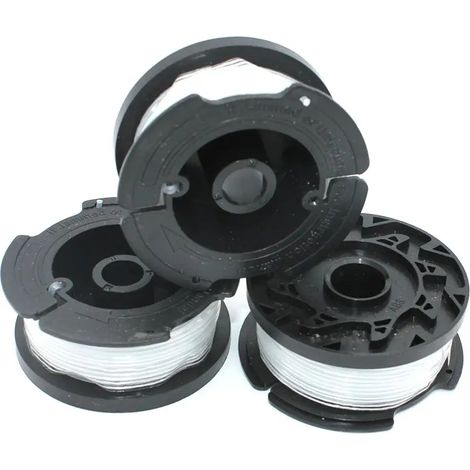 Filiyano-Bobine et fil (lot de 3) pour Black & Decker GLC13, GLC1423, GLC2000, GLC2500, GLC3000, GLC3630L, GLC120, GLC14, GLC1423, GLC1823L et GLC1825