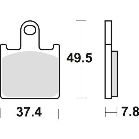 Plaquettes de frein TRW ZF KH417 Sinter Street pour Kawasaki ZX6R 07-16, Z 750 11-14, avant