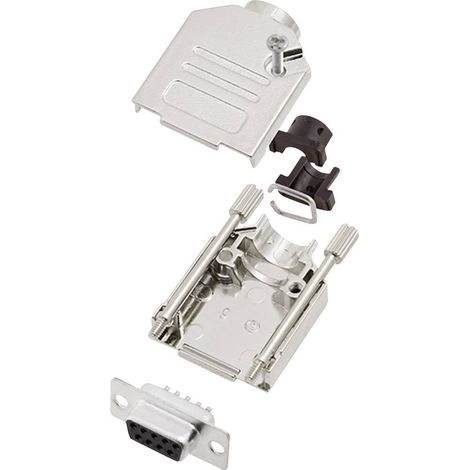 Kit embase SUB-D femelle Nombre de pôles: 9 encitech DTCK09-DBS-K 6355-0061-11 180 ° fût à souder 1 set