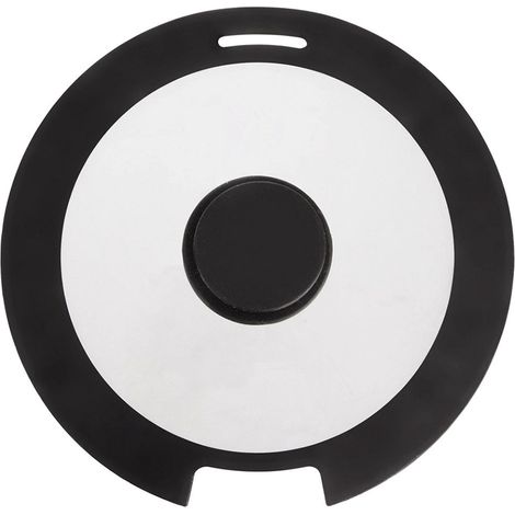 Glass Lid with Silicone Rim, 27 cm (1/5)