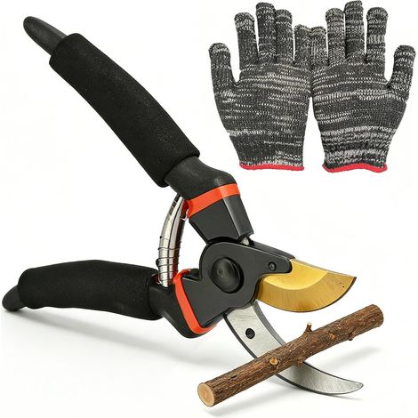 Sécateur de jardin, sécateur à roses, poignée ergonomique, outils de jardinage botaniques, convient pour les branches et les branches fraîches, les fleurs et les fruits (1/5)