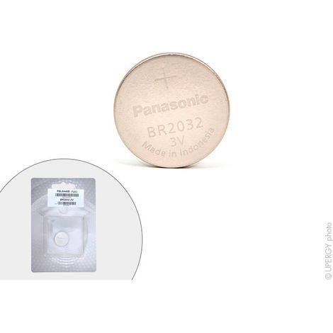 Panasonic - Pile bouton lithium blister BR2032/BN PANASONIC 3V 190mAh (1/4)