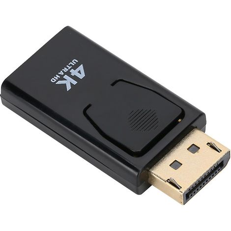 Adaptateur DisplayPort 4K vers HDMI - Convertisseur 1080p, compatible avec les connecteurs DP mâle et HDMI femelle (1/5)