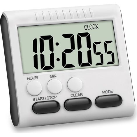 Timer da cucina digitale, timer di cottura magnetico con conto alla rovescia, ampio schermo, ampio display digitale. (1/4)