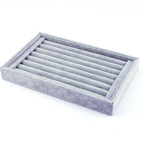 Boîte à bijoux organisatrice pour colliers, boucles d'oreilles et attaches-cravates (1/5)