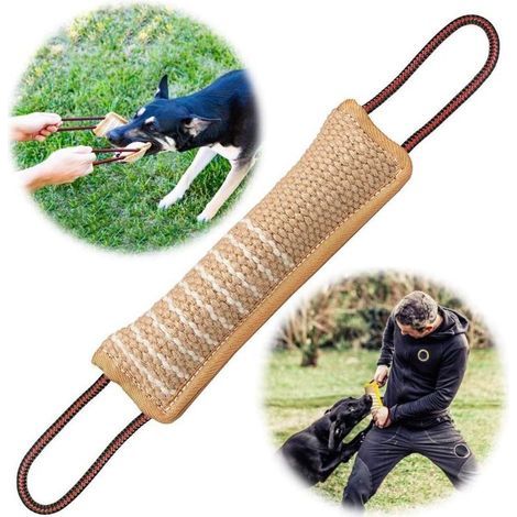 Kauspielzeug aus Jute für Hunde, robustes Spielzeug für mittelgroße bis große Hunde (1/4)