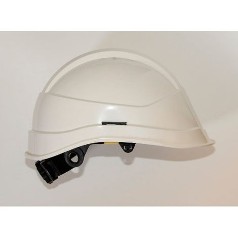 Casque de protection KARA non ventilé visière courte - blanc - AUBOUEIX