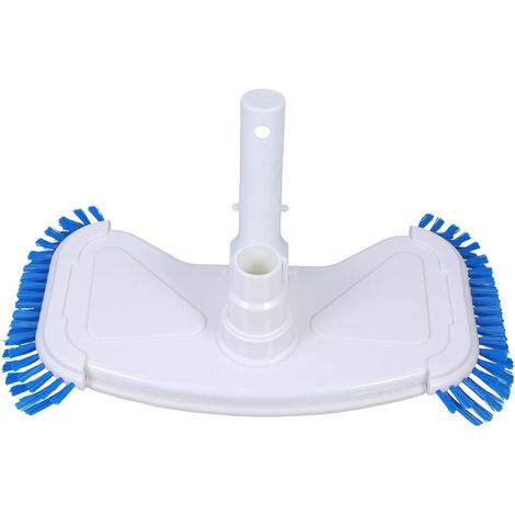 Tête Aspirateur De Piscine Manuelle avec Brosses Latérales Accessoire De Nettoyage pour Fonds Et De Piscine (1/5)