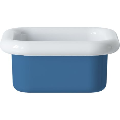 Lavabo retro de cerámica para colocar sobre encimera, 40 cm - True Colors Lite - Azul cielo