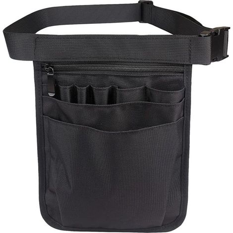 Sac A Outils - Ceinture Reglable En Tissu Oxford 600D - Pour Jardinage Bricolage Et Maintenance - Noir - 1 Piece (1/5)