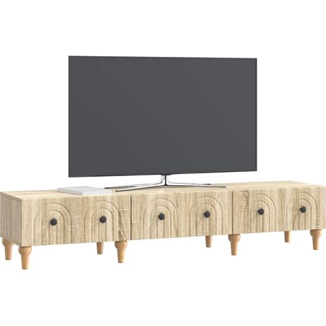 Maison Exclusive - Mobile TV Rovere Sonoma 147 x 34,5 x 30 cm Legno ingegnerizzato