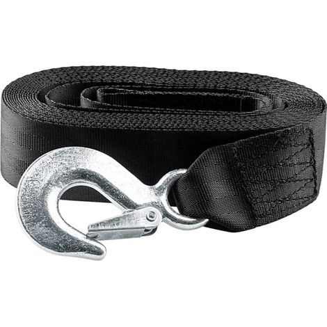 Trailer winch strap Marine boat winch strap with safety hook
