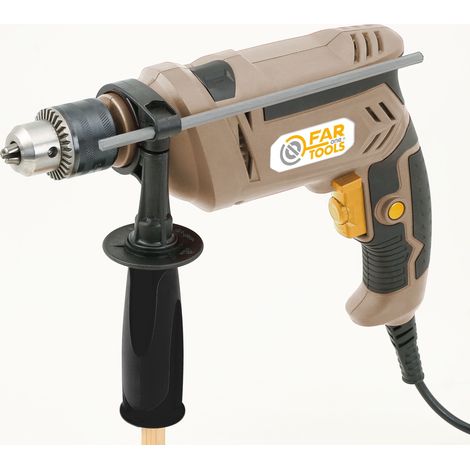 Fartools – Perceuse à percussion 750W – Mandrin à clé Ø13mm – Vitesse variable 0-3000 tr/min – Fréquence de percussion 45000 cps/min (1/7)