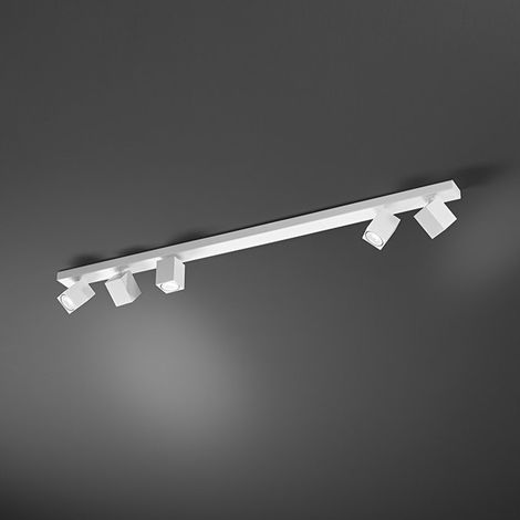 Applique Murale Led Carrée Blanche Orientable Oddy 5Xgu10 Perenz (1/2)