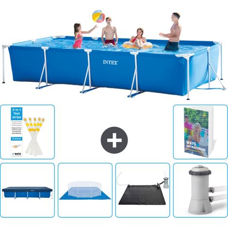 Rechteckiger Frame Pool - 450x220x84 cm - 7-teilig S40