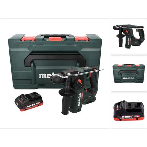 Metabo BH 18 LTX BL 16 Perceuse à percussion sans fil 18 V 1,3 J SDS-plus Brushless + 1x Batterie 4,0 Ah + Coffret MetaBOX - sans chargeur (1/5)