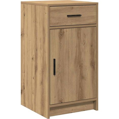 Maison Exclusive - Credenza Rovere artigianale 40 x 40.5 x 75 cm Legno multistrato