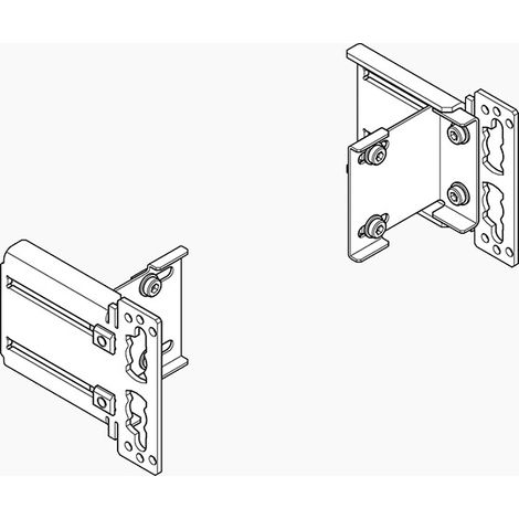 Dornbracht xGRID kit de fixation pour l'intégration dans la
