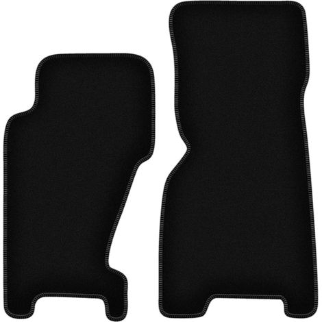 Einfache Velours-Fußmatten für den vorderen Bereich des Jeep Grand Cherokee WJ Offroad (1998-2004) (1/5)