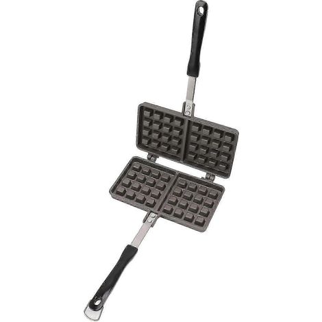 Gaufrier, moule à crêpes en fer, alliage d'aluminium, pour la cuisine (1/5)