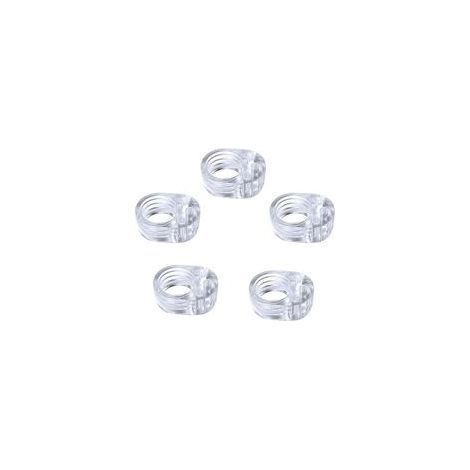 Protection poignee porte protège poignée porte double transparents et protege mur pour poignée de fenêtre pour protéger contre les marques (5PCS)