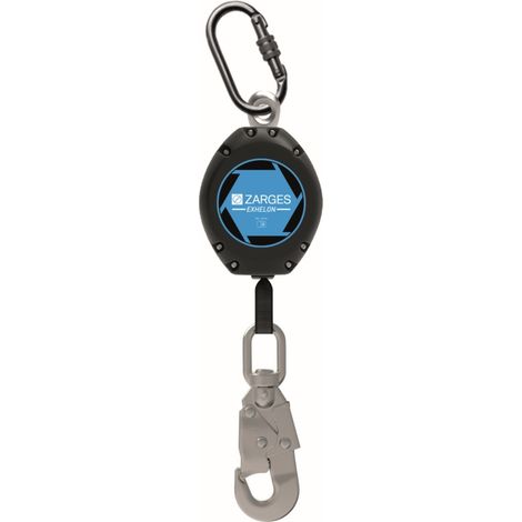 Zarges Höhensicherungsgerät EXHELON Gurtband - Snap Hook - 3m - EN 360 - 47814