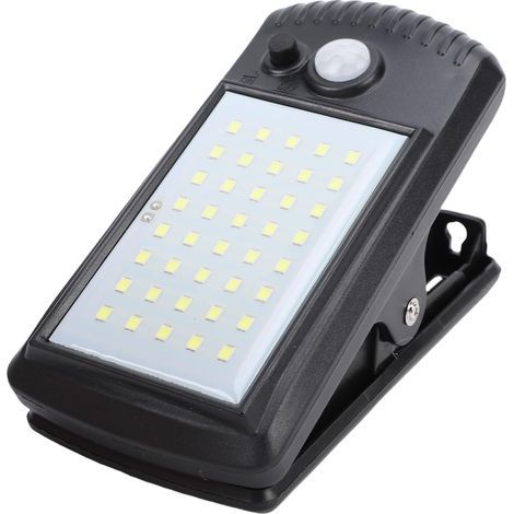 LED Outdoor Solar Clip-on Sensor Light — IP55 Waterproof Clip Lamp, Suitable for Fences, Patios, Walls, Garages, and Courtyards (1/5)