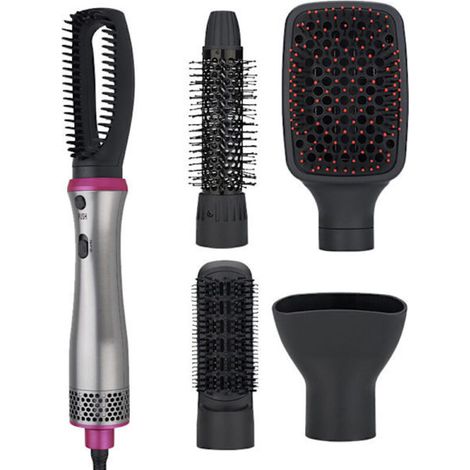 Peigne à air chaud 5 en 1, sèche-cheveux multifonctionnel (négatif) (1/5)