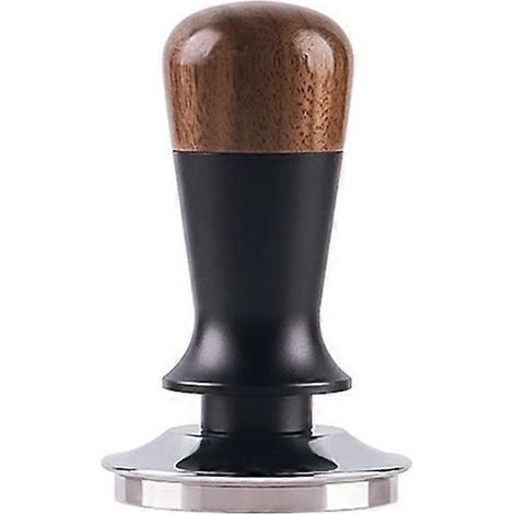Tasseur à café expresso 51 mm à force constante, à base plate, distributeur de café et outil de mise à niveau. (1/5)