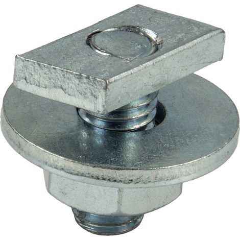 tecuro Hammerkopfschraube M8 x 30 mm für Montageschiene Typ 27/18 & Typ 28/30, Stahl verzinkt