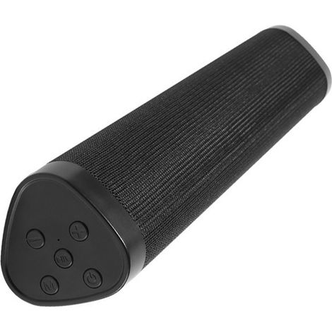 Enceinte Bluetooth sans fil avec caisson de basses, barre de son surround stéréo, enceinte d'ordinateur pour la maison, noire (1/5)